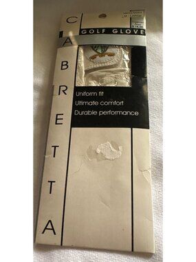 Cabretta Mens Right Golf Glove M-Large Droitwich Club Logo Durable Fit Single